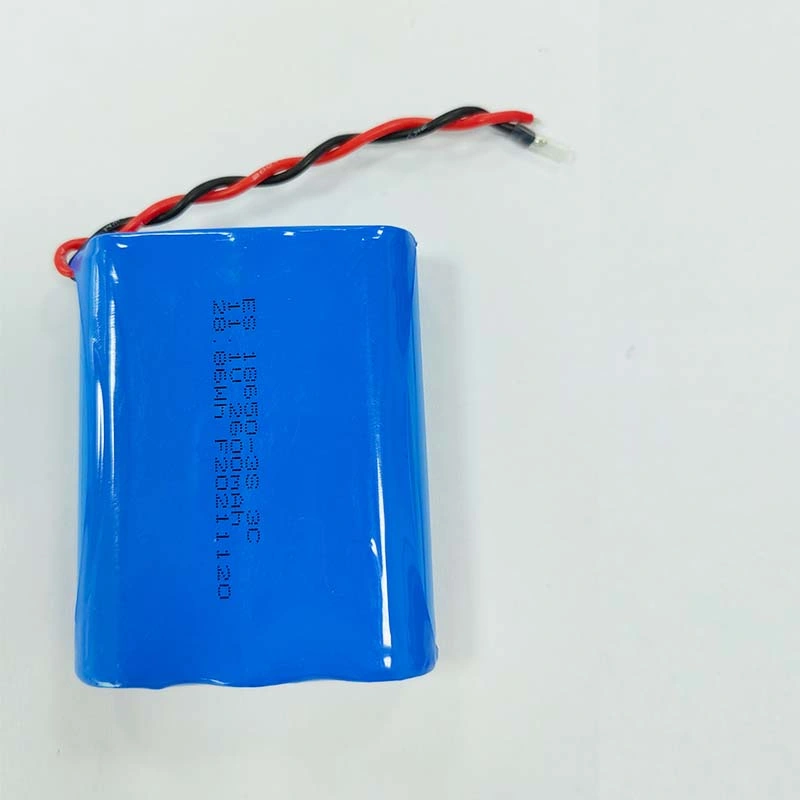 11.1V 18650 3S 2600mAh Lithium Batteries Rechargeable Battery Pack for Medical Devices