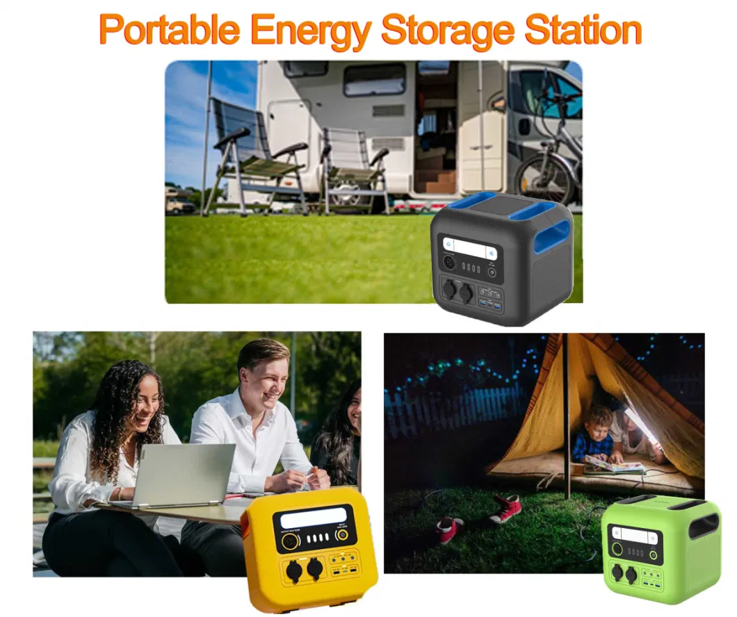 DC Output Portable Solar Energy Battery 1024whstorage Power Station Bank