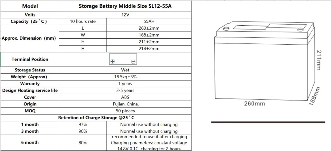 12V 55Ah 55 Ah Agm Smf Exide-Battery-12V-55Ah Medical Energy Storage Battery