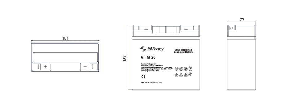 Top-Selling 12V 20ah Sail Energy Lead Acid Battery Solution