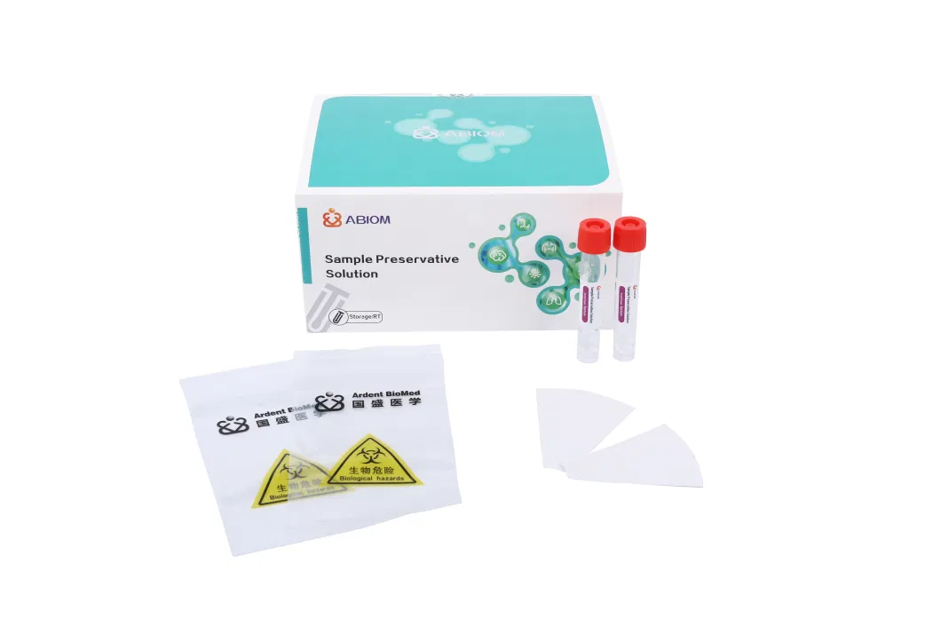 Sample Preservative Solution with Swab Sputum Fresh Tissue