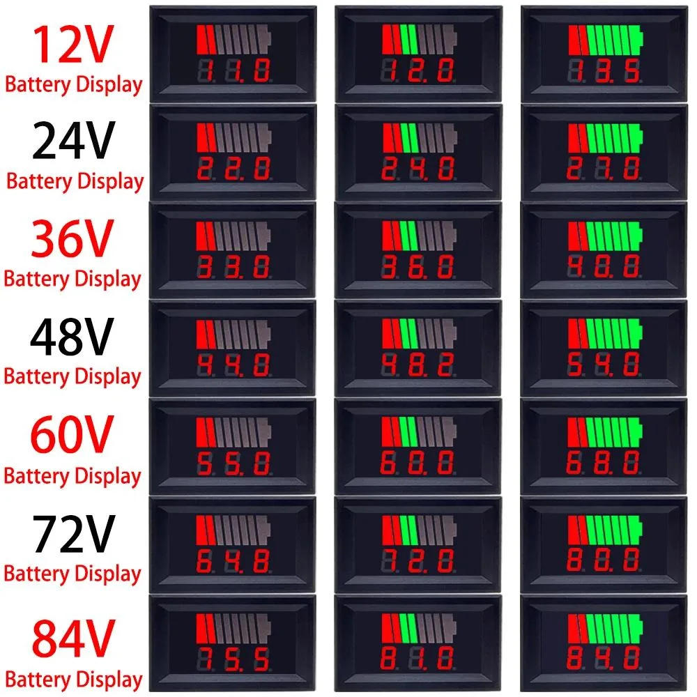 Customized 12V Lithium Lead-Acid Mobile Energy Storage Power Supply Power Display for Displaying Battery Level