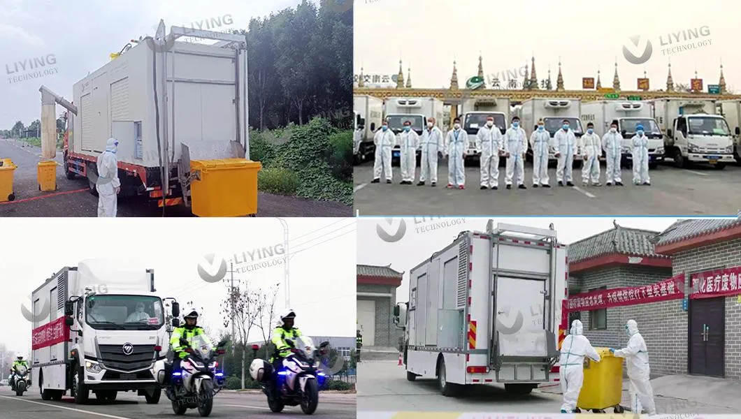 Zero Emission Medical Waste Microwave Disinfection Mobile Disposal Treatment Equipment Vehicle Manufacturer