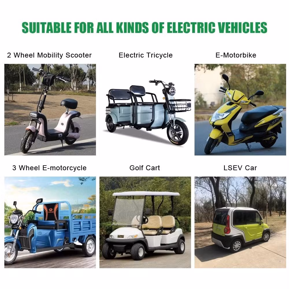 Lithium Battery 72V 200ah 180ah 150ah 8000W Li Ion Battery Pack with BMS for Electric Tricycles, Golf Carts, Forklifts 48V20A 30A 60V50A 100A 12V280A OEM/ODM