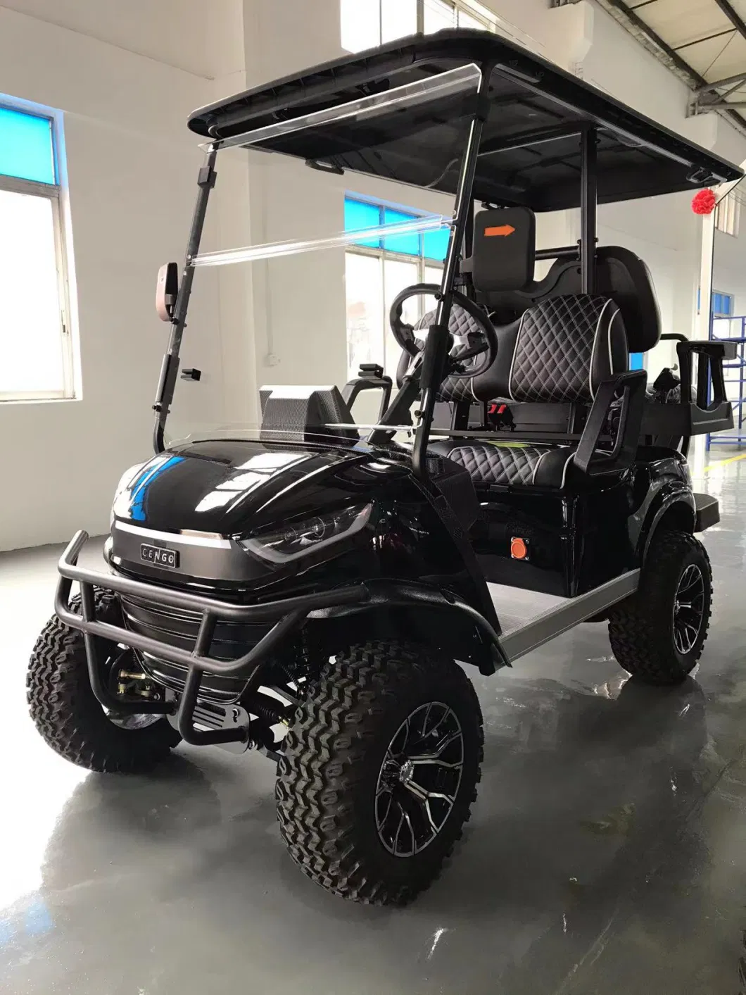 Lead Acid/Lithium Battery Electric Golf Buggy Cart for Sightseeing Pick-up Car