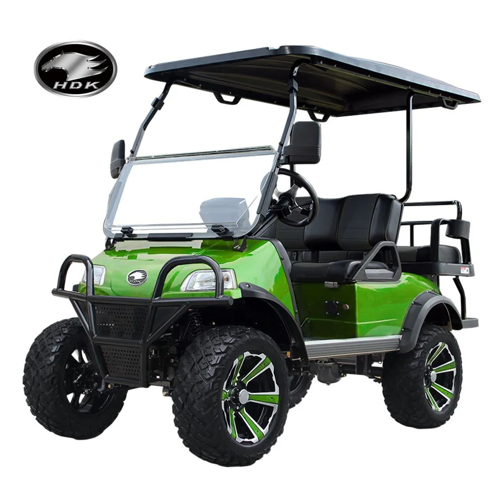 Brand New Hdk 4 Passengers Lithium Battery Powered Electric Golf Cart