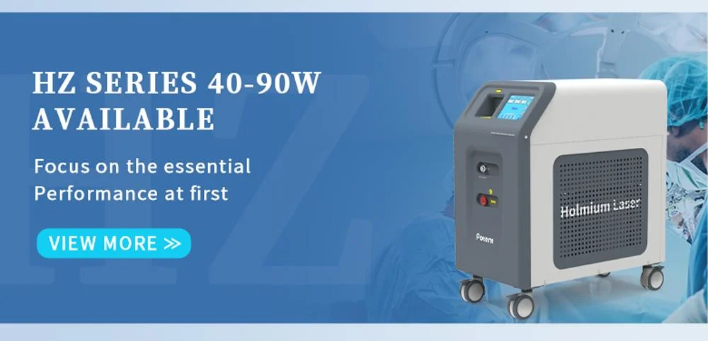 Potent Medical Surgical Equipment High Pulse Energy Portable Holmium Laser Dusting Lithotripsy Urology for Stone Surgery