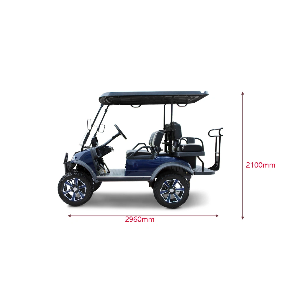 Brand New Hdk 4 Passengers Lithium Battery Powered Electric Golf Cart