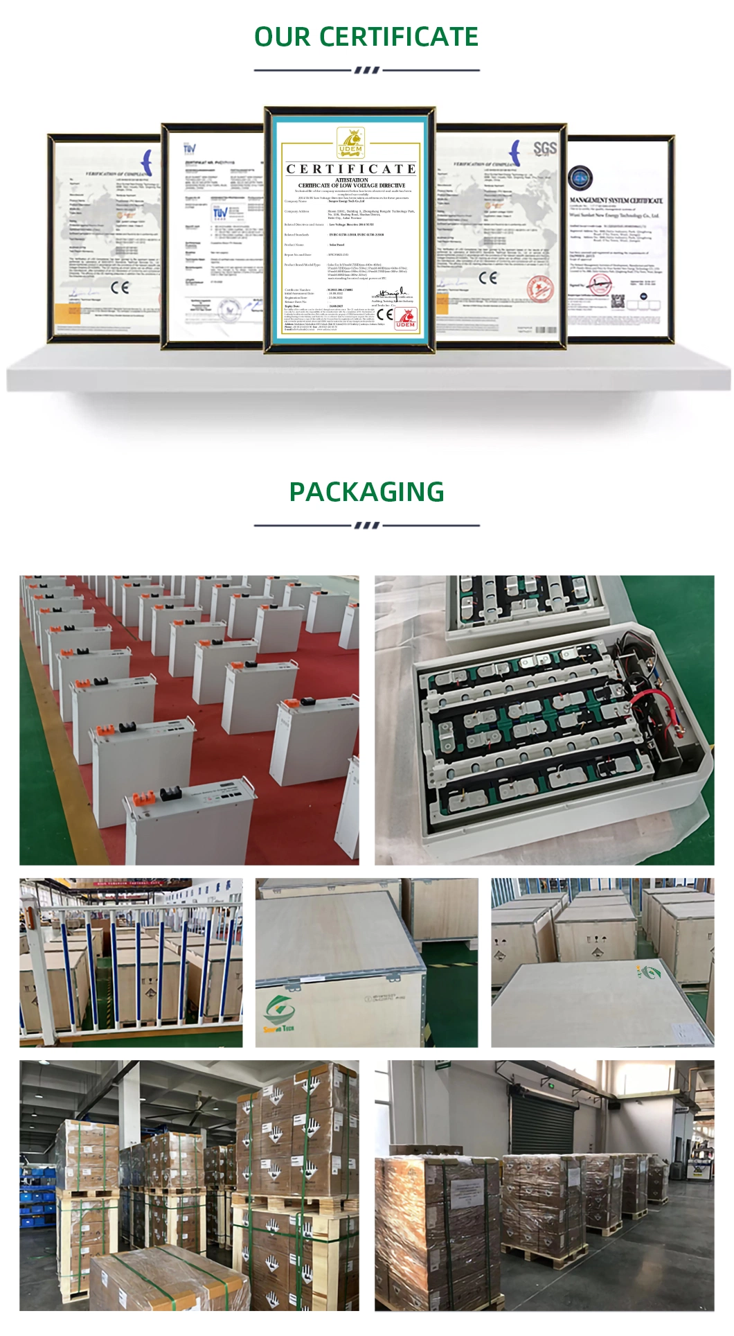 DDP Shipping LiFePO4 5kw 10kw Lithium Battery 5kwh 10kwh 15kwh 51.2V 100ah 200ah 280ah Low Voltage LiFePO4 Packs