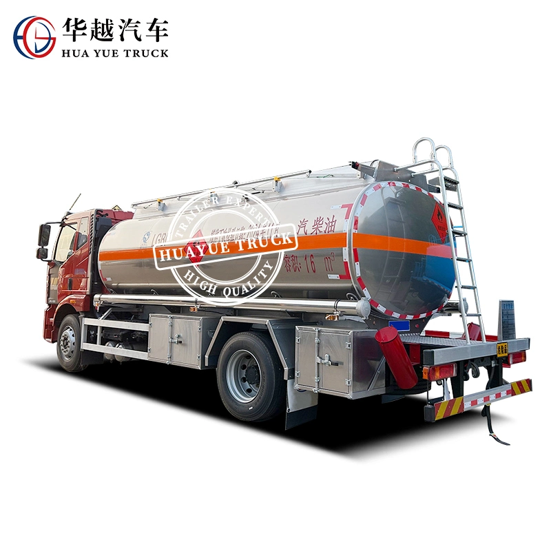 FAW J6l 4X2 220HP 12000 Liters Aluminum Fuel Tank Oil Transport Truck Diesel Gasoline Delivery Vehicle