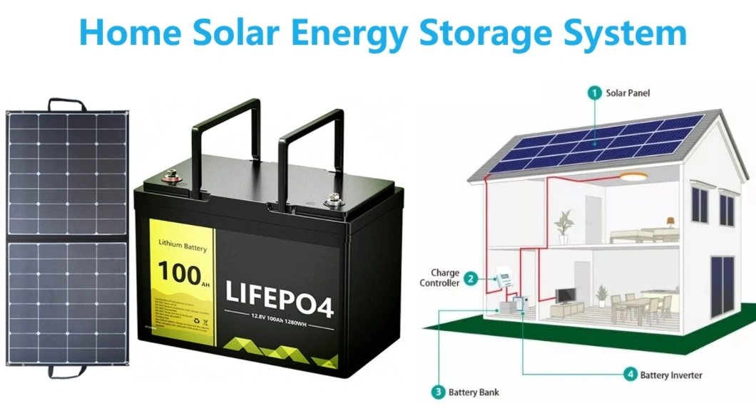 12v 12.8v 100ah lifepo4 battery grade a medical device rechargeable solar energy storage home energy system