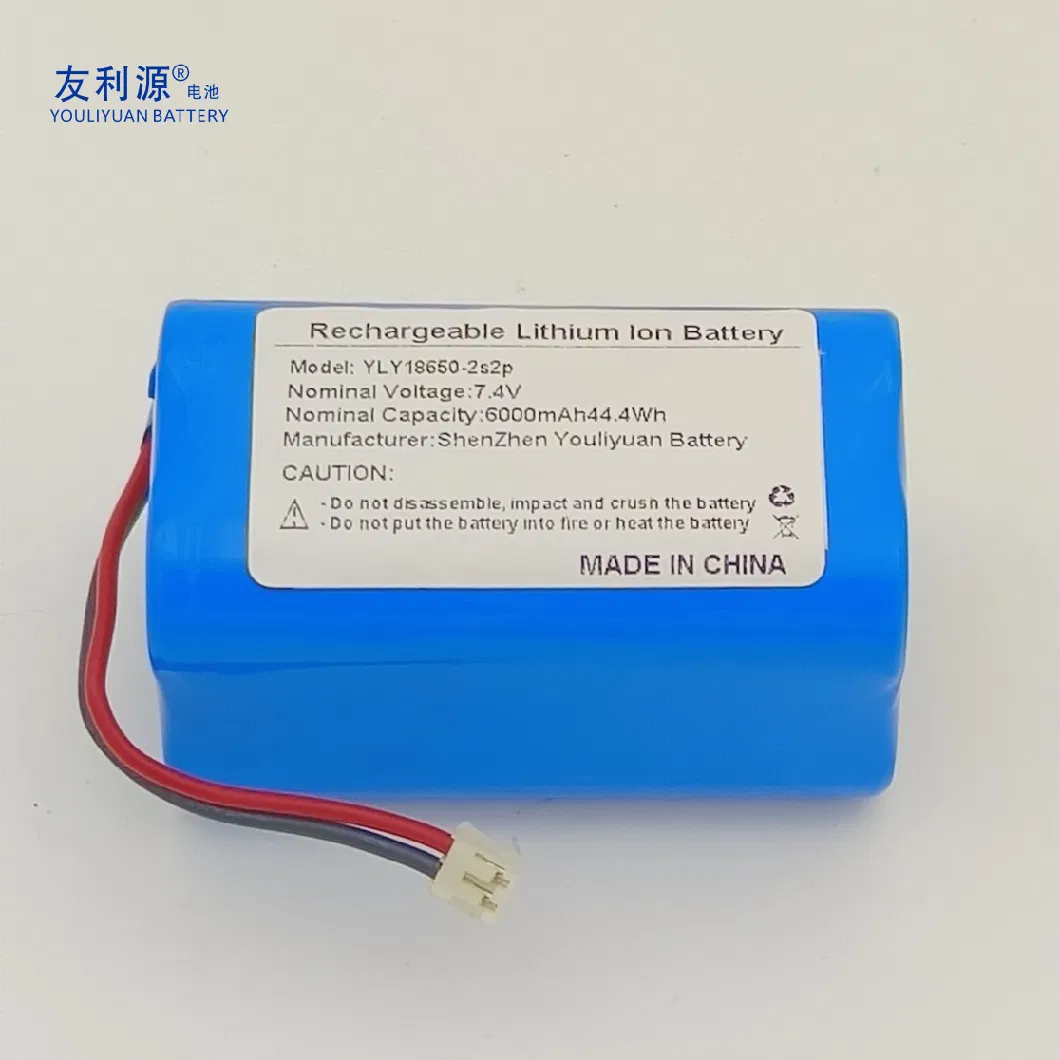 7.4V 6000mAh 18650 Battery Intelligent Robot Battery 18650 Lithium Battery for Unmanned Restaurant Robot