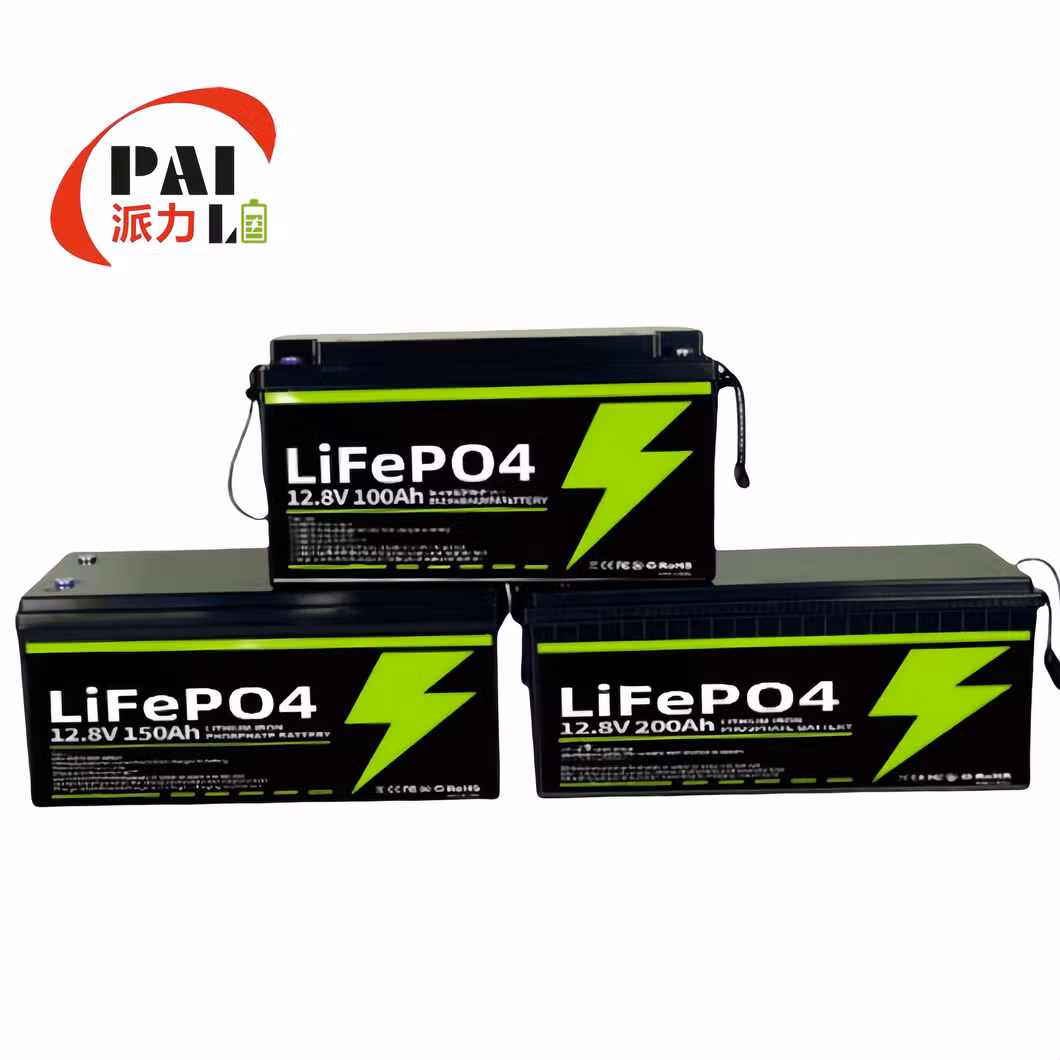 Factory Customization LiFePO4 Smart Battery Pack 12V 12.8V 100ah for Solar Storage System/Golf Cart/RV/Marine/Camper/Trailer/LED Light