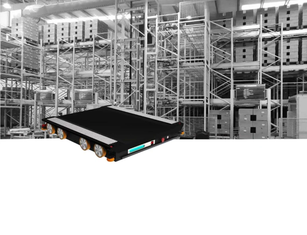 Four-Directional Shuttle Vehicle Robot for Warehouse Logistics Robotics Agv