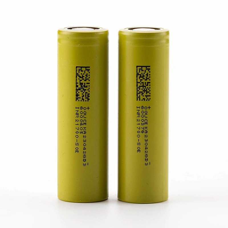 -40 to 60 Low Temperature Endurable Cylindrical Cells 5000mAh Lithium Ion Battery 21700 for Electric Scooter, Drone, Fpv, Uav