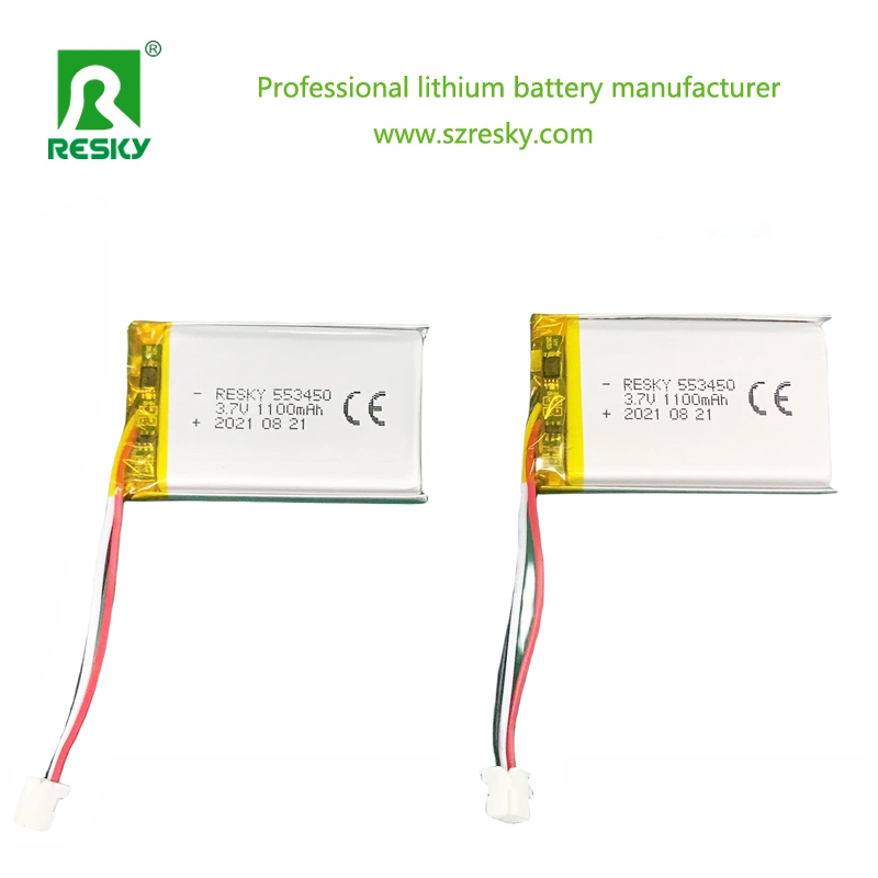 Jst Lipo Rechargeable Solar Storage Battery 803450 3.7V 1500mAh Flat Lithium Ion Polymer Power Battery for Medical Equipment