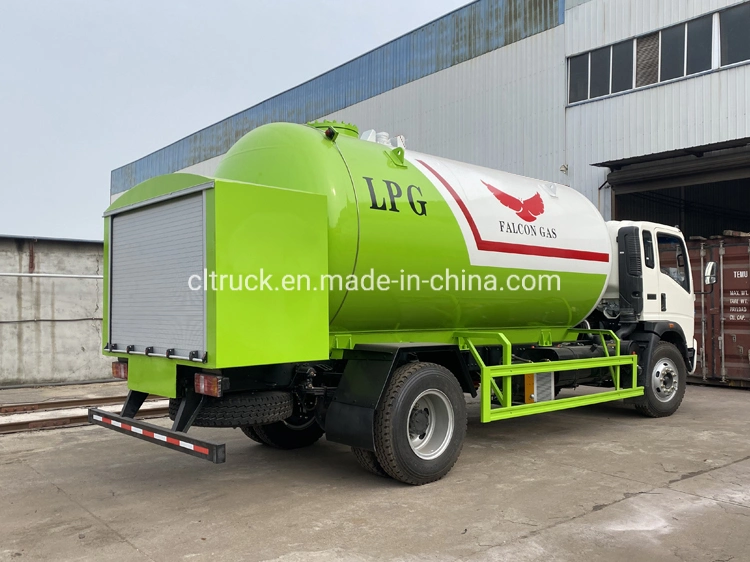 5 Tons LPG Tanker Transport Vehicle 10000 L Liquid Propane Tank Truck