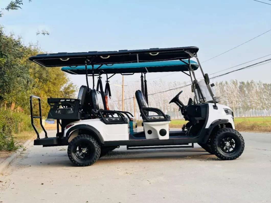 Carts for Sale 7-Seat-Golf-Carts Food Truck Electric Front Axle Tires Kenda Battery36V China Lithium Battery Pack Hot Golf Cart