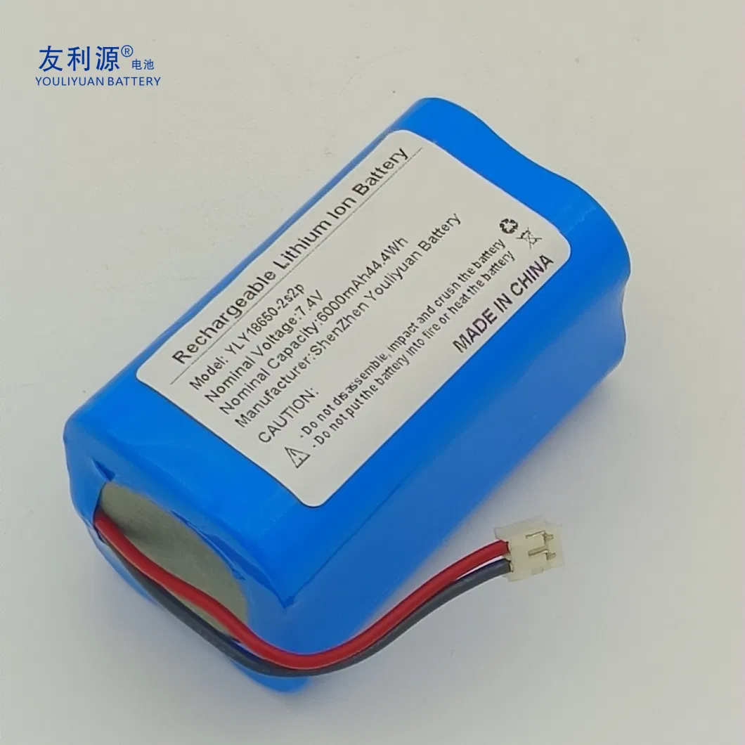 7.4V 6000mAh 18650 Battery Intelligent Robot Battery 18650 Lithium Battery for Unmanned Restaurant Robot