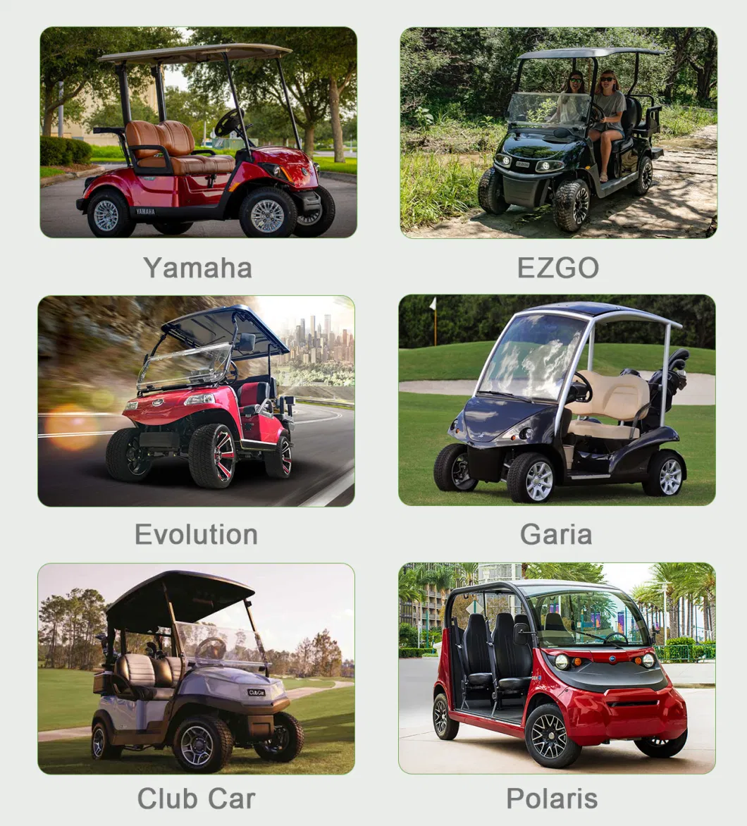 Deep Cycle Golf Cart 36V 105ah LiFePO4 Lithium Ion EV Battery with Charger and Touch Screen