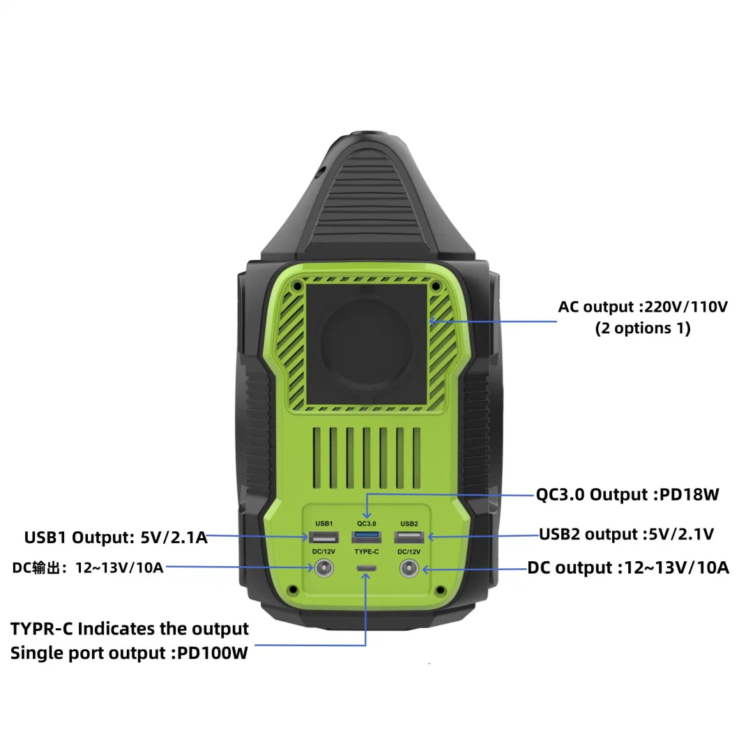 Portable Power Station 200W 300W 600W 2000W Outdoor Mobile Power Supply Home Emergency Energy Storage Generator