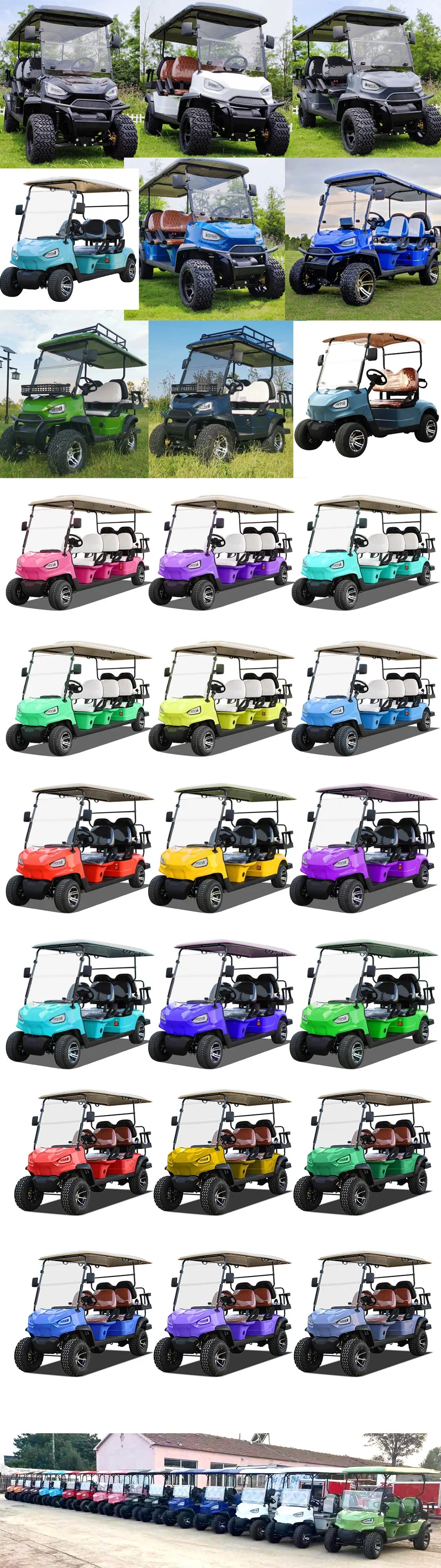 Best Price for 2+2 Seater Electric Golf Cart/Golf Buggy for Sale Lithium Battery 5kw/7kw System for Sale