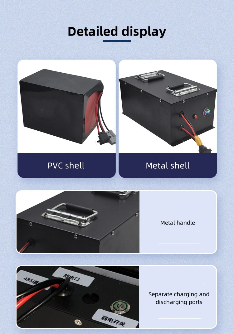 Factory Supply 48V18ah Lithium Battery for Electric Vehicle Intelligent Robot with BMS