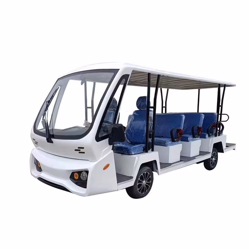 14 Seats Battery Operated Golf Cart Factory 450km Long Range LFP Lithium Battery Price Tourist City