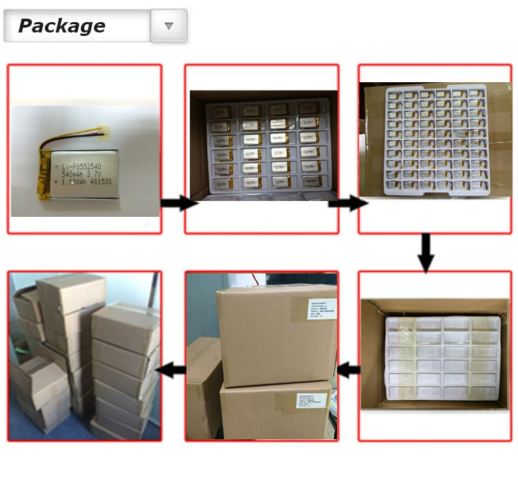 Wholesales Medical Device Storage Battery 552048 Lithium Battery 3.7V 500mAh Lipo Batteries