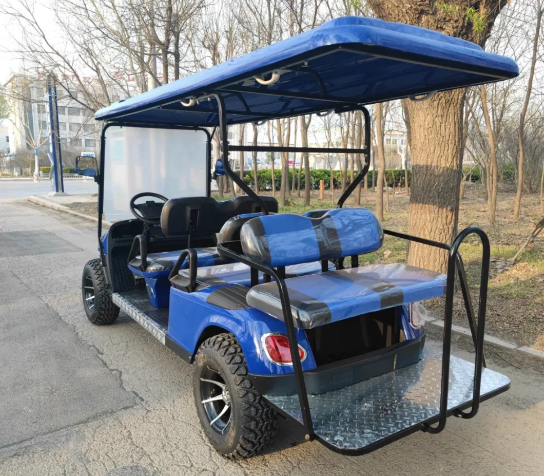 Hot Selling Factory Price 36V 48V 60V 2 4 6 8 Seats Buggy Electric Four Wheel Club Electric Golf Cart