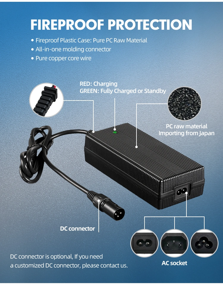 Fuyuang High Quality 42V Lithium 36V 5A Golf Cart Battery Charger