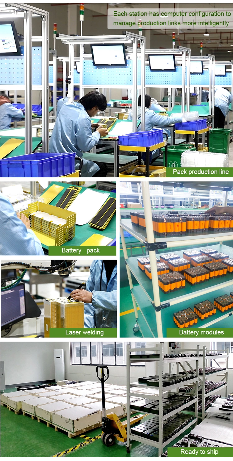 48V 60V 72V 30ah 40ah 50ah 60ah Lithium Factory Price Customized Motorcycle Agv Forklift LiFePO4 Battery Pack