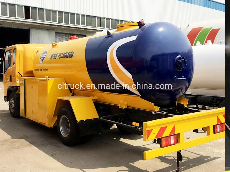 10000 L Propane Tanker 4X2 HOWO LPG Tank Truck 190HP Vehicle