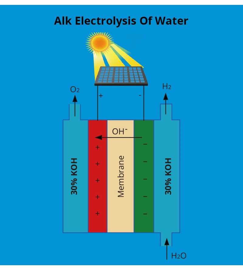 Professional Alk Hydrogen Electrolyzor for Green Hydrogen Water Electrolysis Renewable Energy Hydrogen Fuel Power Generation Green Ammonia Production