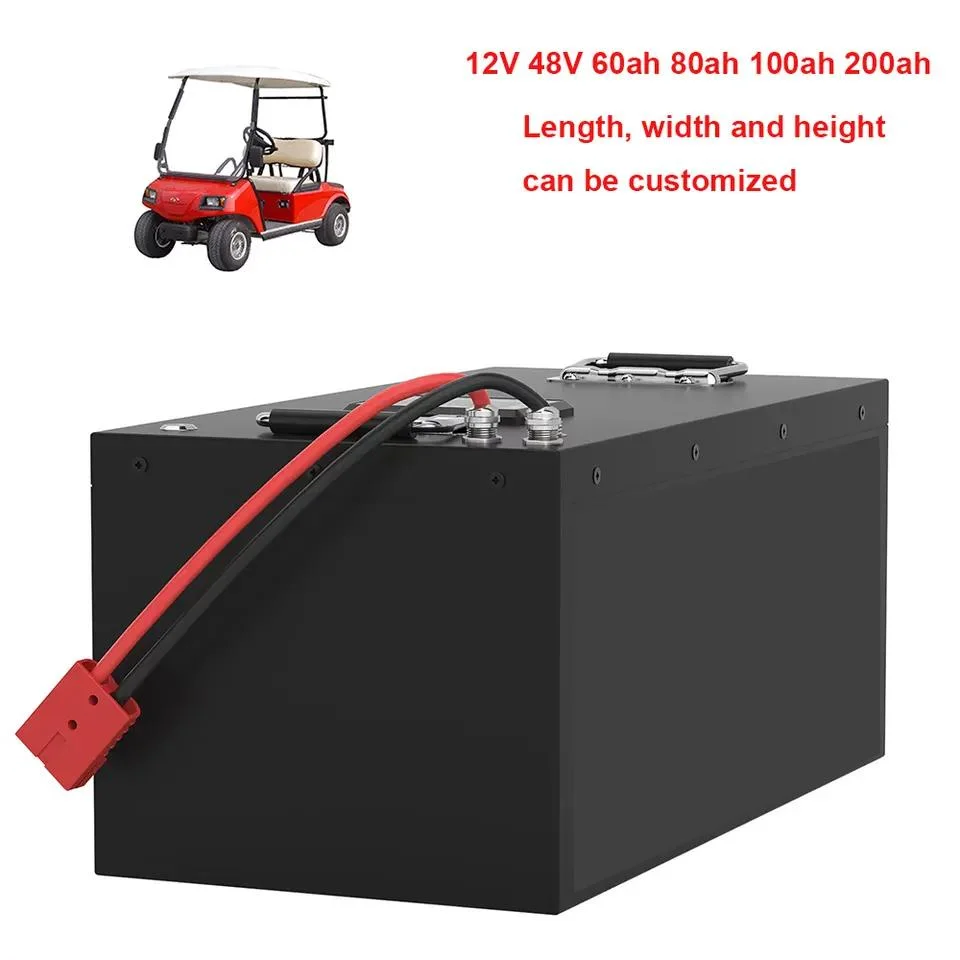 High Quality LiFePO4 12V 36V 48V 51.2V 100ah Li Ion Lithium Battery Pack for Golf Carts