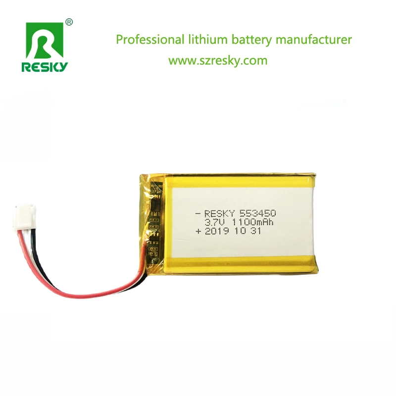 Jst Lipo Rechargeable Solar Storage Battery 803450 3.7V 1500mAh Flat Lithium Ion Polymer Power Battery for Medical Equipment