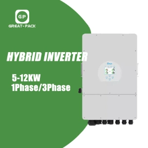 Europe Use Solar LFP Battery Storage Solution Hybrid on Grid System Sun Energy 5kw 10kw 12kw