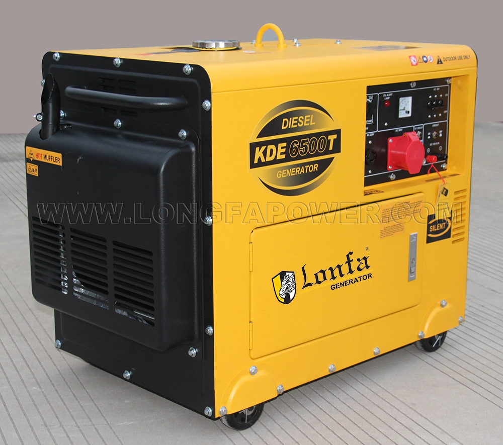 Kipor Kde Super Silent Small Diesel Generator DC 12V Output 3kVA 4.5kw 5kw 5.5kw 6kw 7kVA Rated Power 120V 240V Constant Voltage with 25L Big Fuel Tank