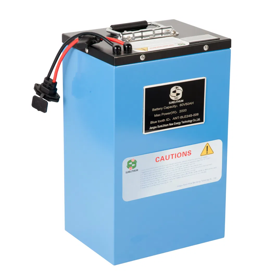 Factory Provided China Manufacturer Portable 60V50ah Electric Scooter Lithium Battery/Power Battery