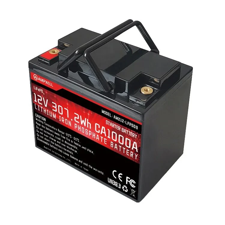 OEM ODM 12V Deep Cycle Rechargeable Lithium Battery CCA600 24ah Start Stop Car Heli Electric Forklift Batteries