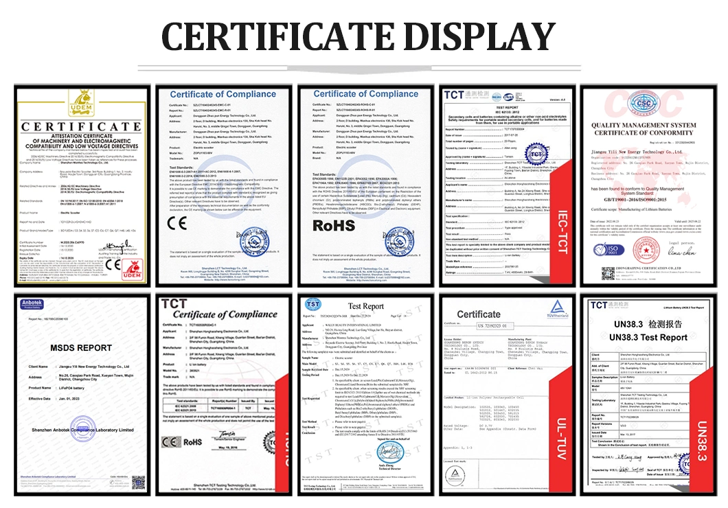 Factory Provided Premium Charging Protection Portable 60V50ah Electric Scooter Lithium Battery/Ebike Battery