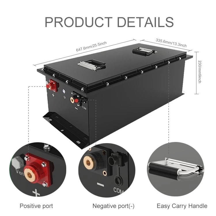 48V 100ah 105ah 200ah LiFePO4 Battery for Electric Vehicle Forklift Golf Cart Lithium Ion Battery 48V