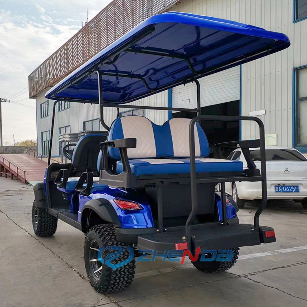 Push 48V 100ah LiFePO4 Battery 1 Solar Panel Carts Electric 2 Seat Front Axle Golf Cart Japan