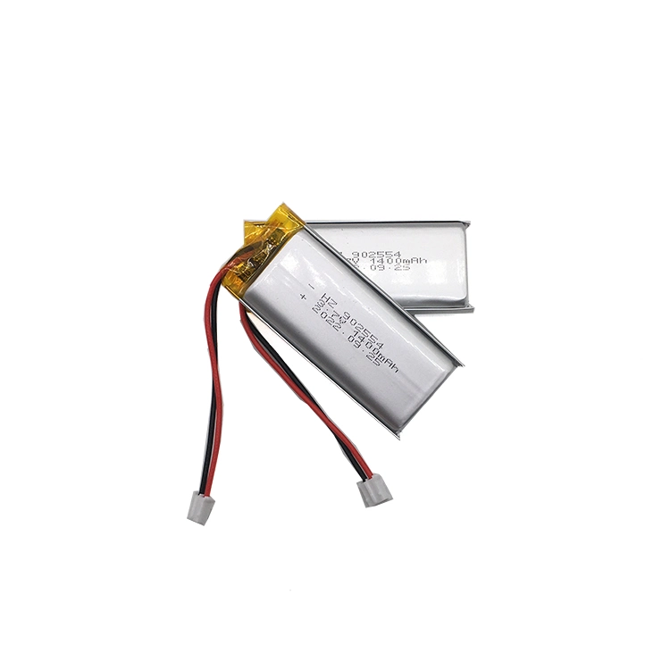 Customized Lipo Battery 902554 902555 3.7V 1400mA Li Ion Polymer Pack for Medical Device