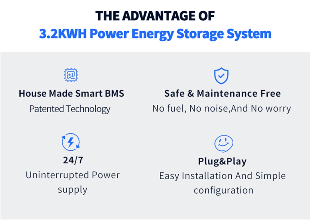 LFP Energy Storage Batteries Power Station Household System 250ah Lithium Cell Movable Wheel Home Solar Battery