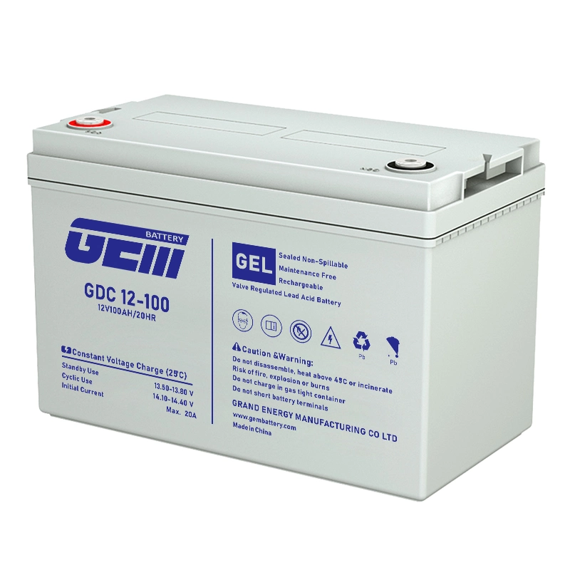 GM 12V100AH Deep Cycle AGM VRLA Maintenance Free Sealed Solar UPS Battery