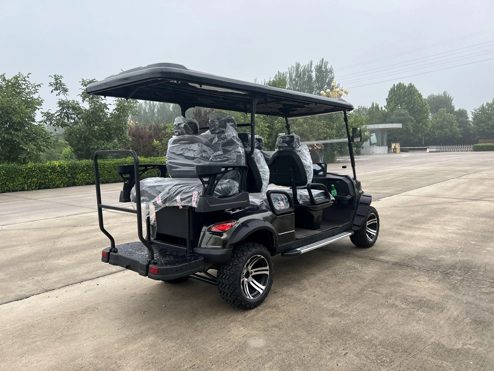 2023 New Model Fast Speed Long Range 6 Seats 72V 7kw Lithium Battery Electric Lifted Buggy off Road Golf Cart