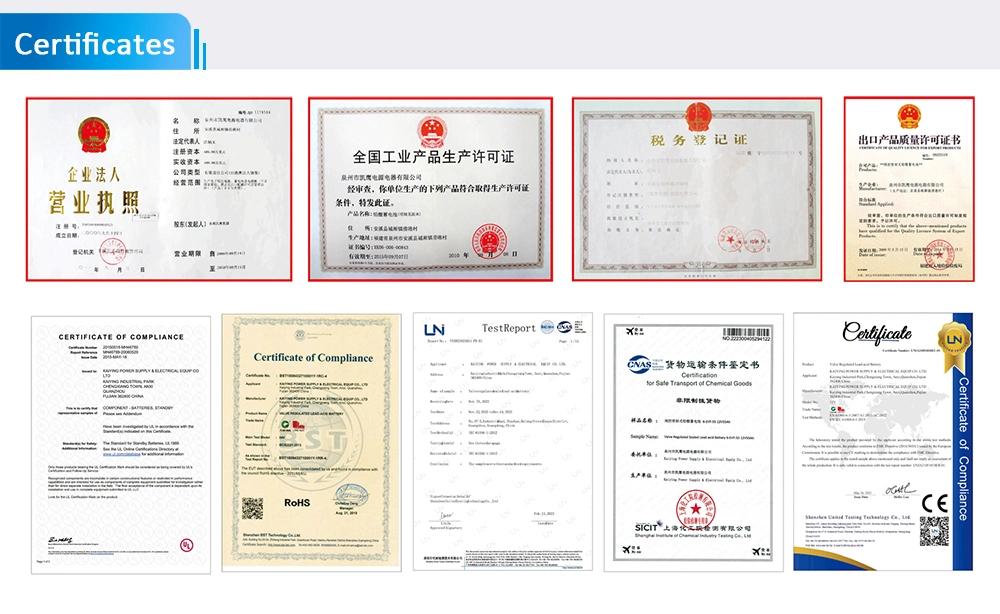 Deep-Cycle AGM Gel Power Lead-Acid Rechargeable Battery