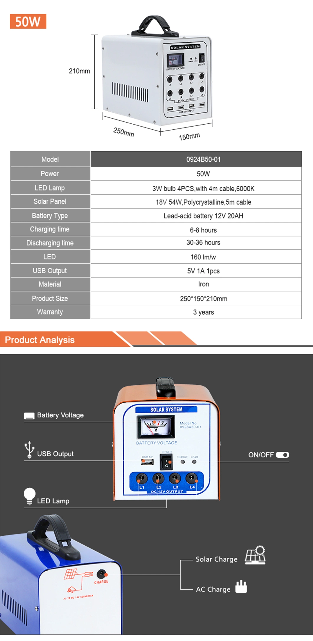 Lithium Battery Large Capacity Small Size Mobile Power Supply Power Outage Camping Energy System