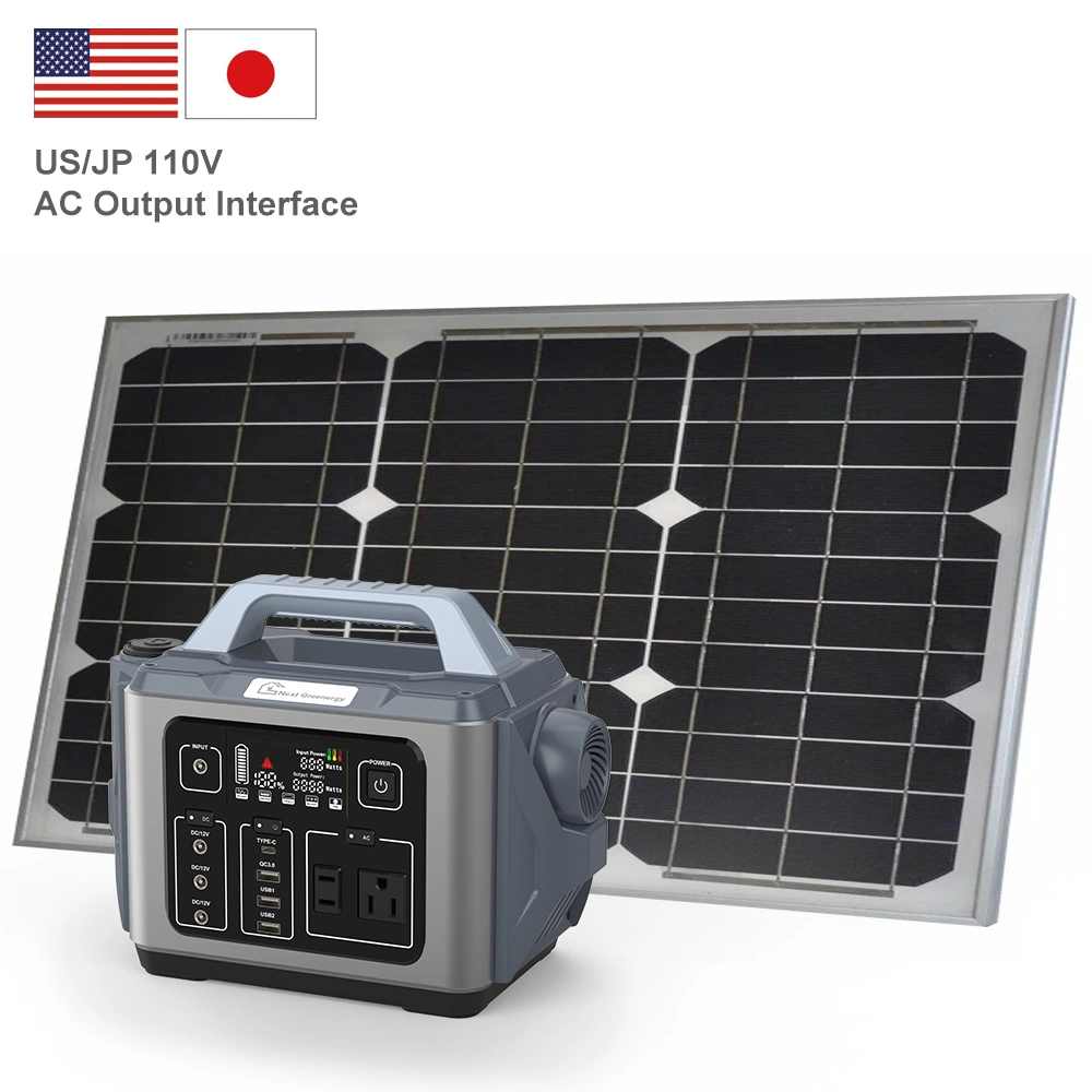 300W Energy System Power Station LiFePO4 Battery Solar Generator Portable Power Station